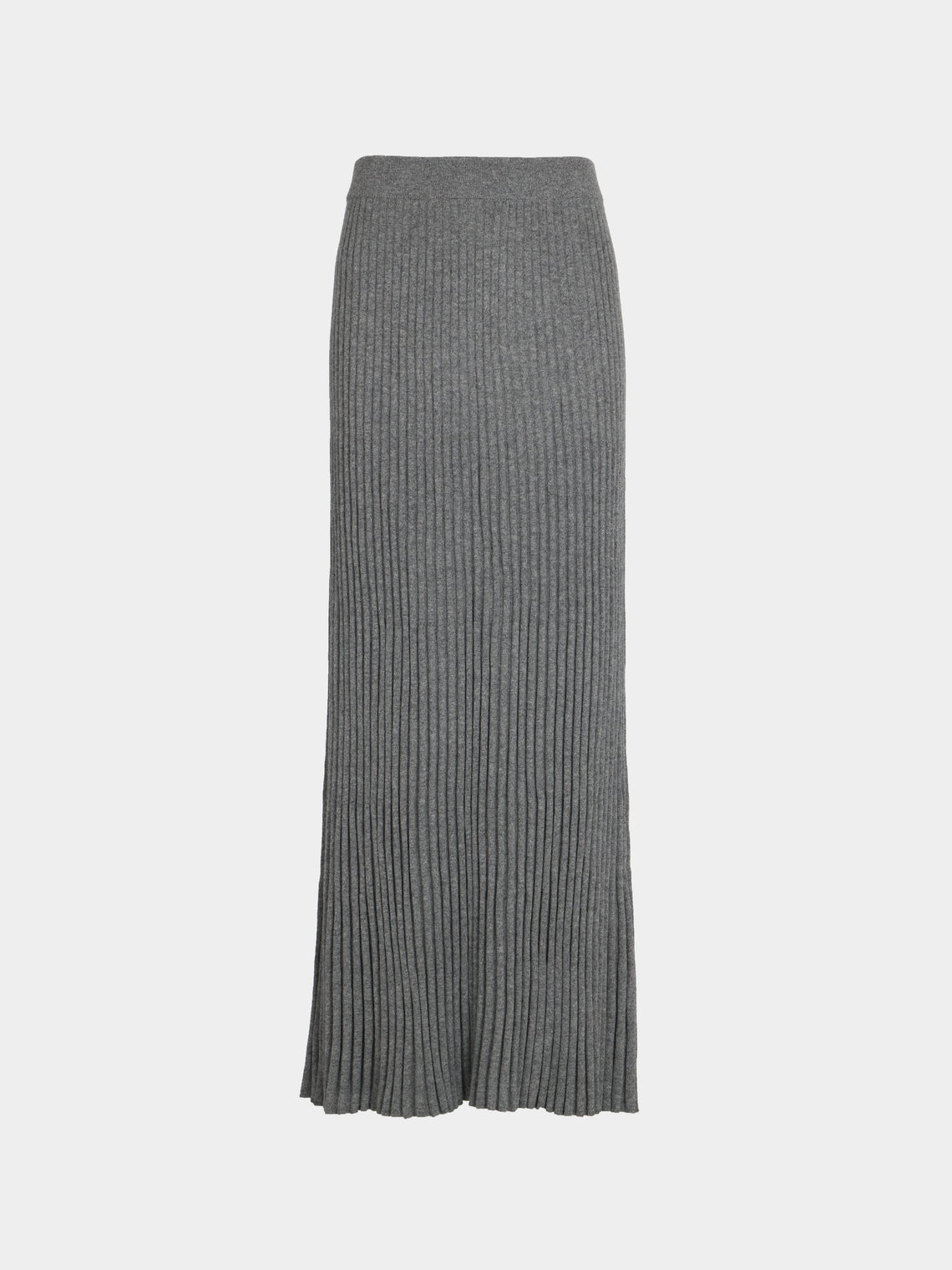 Arch4 - Isla Baby Goat Cashmere Long Skirt | Size: M - Gray - ABASK - 