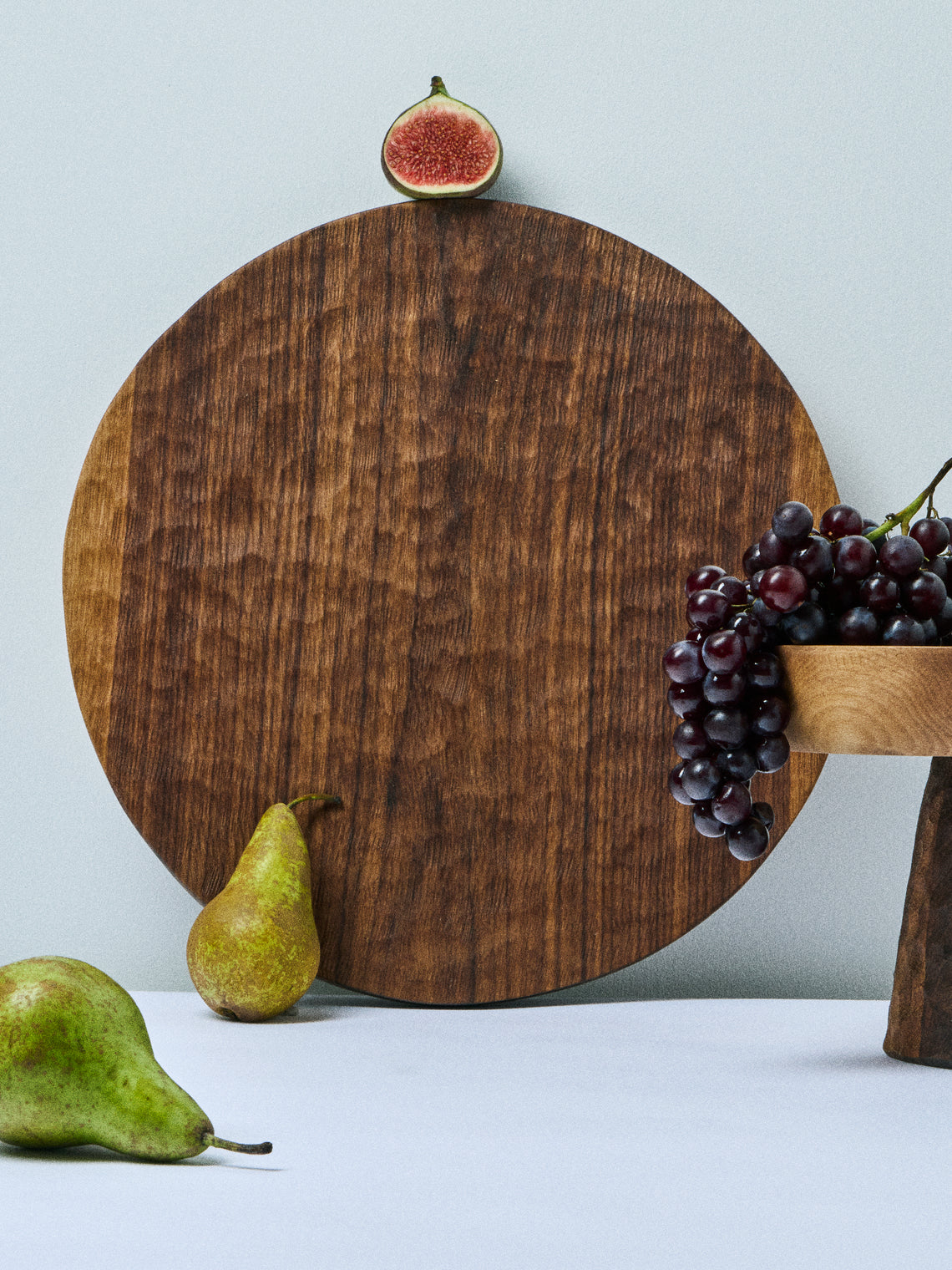 Riccardo Monte - Hand-Carved Walnut Tray (15.5in/40cm) - Brown - ABASK