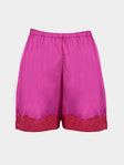 Ryan Roche - Silk Mini Shorts | Size: S - Pink - ABASK - 