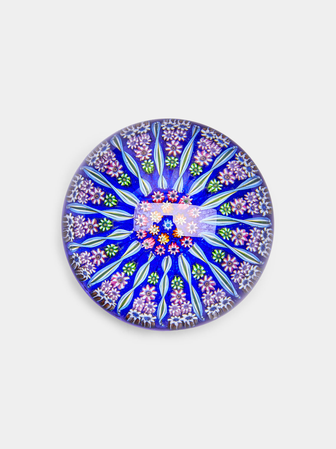 Antique and Vintage - 1930s Murano Glass Paperweight - Blue - ABASK