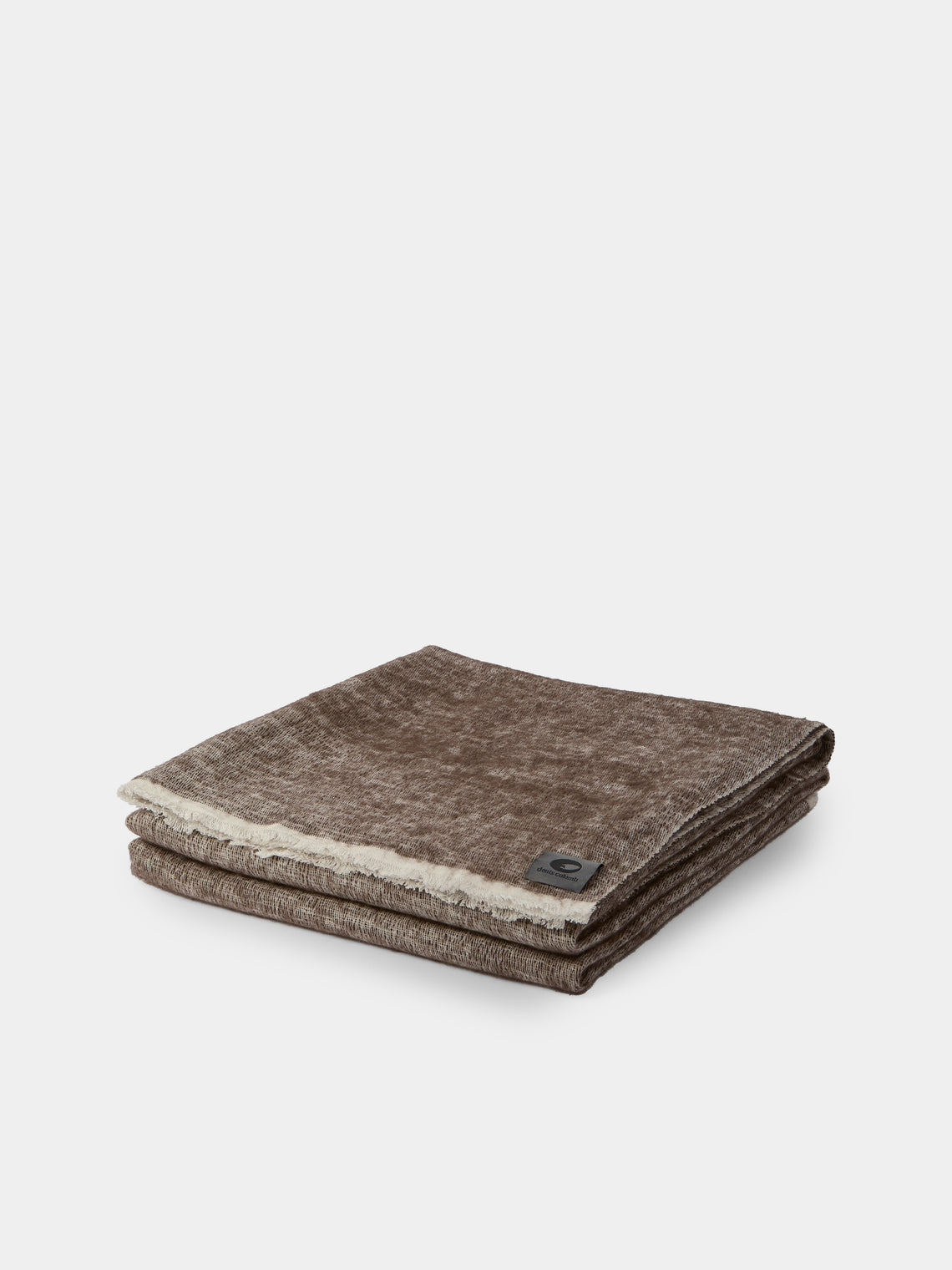 Denis Colomb - Cashmere Reversible Throw (79in/2m) - Brown - ABASK