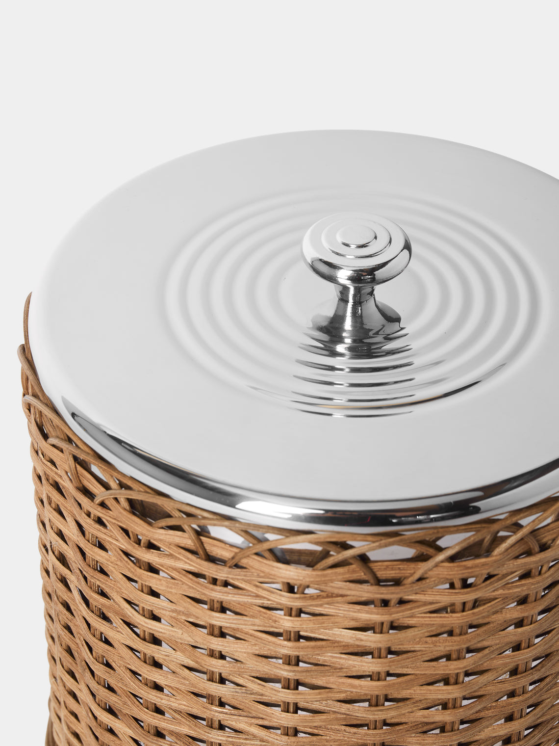 Pigment France - Menton Rattan Ice Bucket - Brown - ABASK