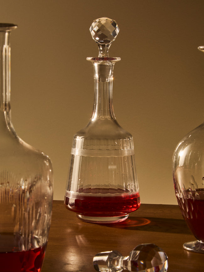 Antique and Vintage - Early-20th-Century Crystal Carafe - Clear - ABASK