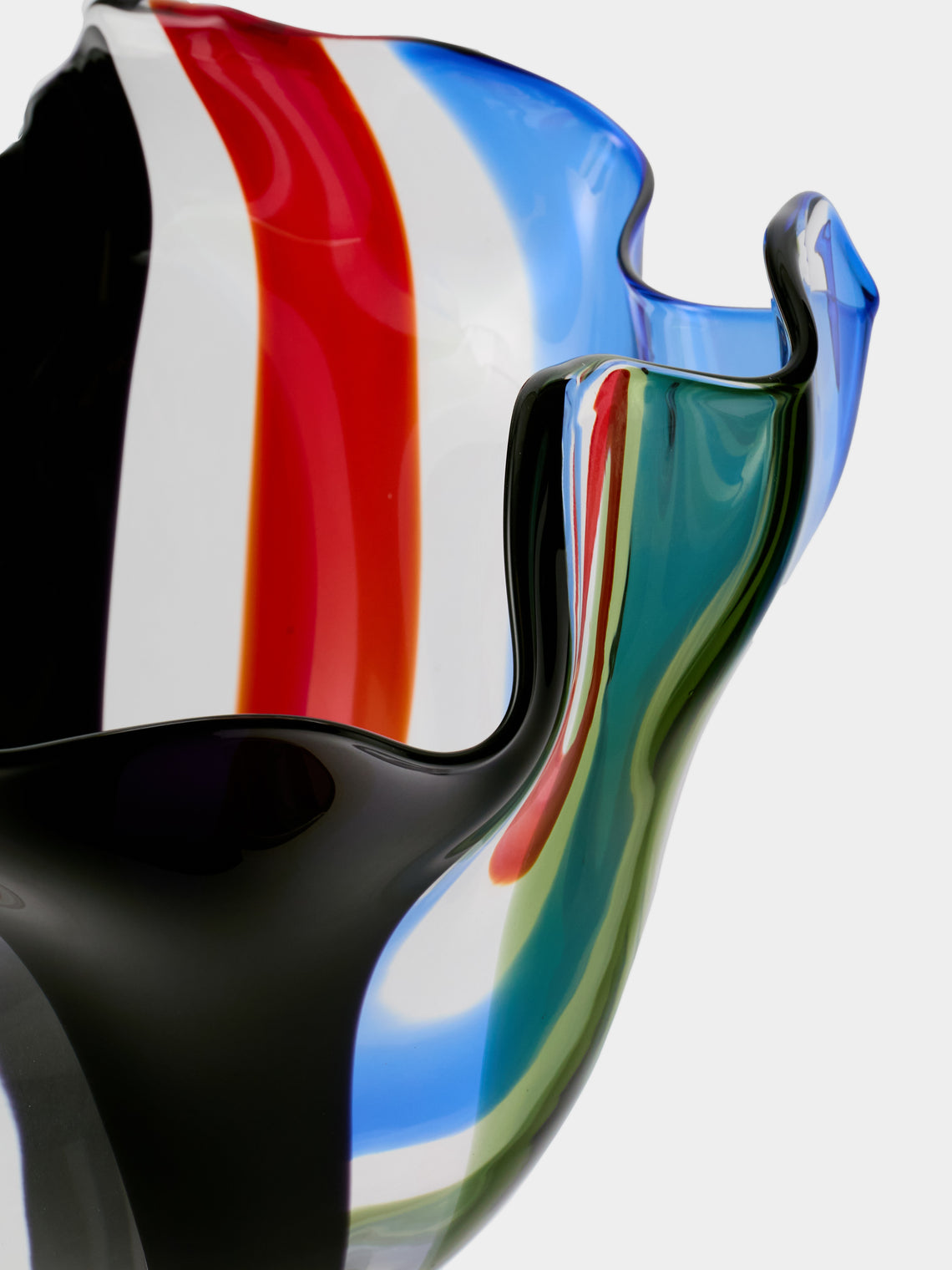 Venini - 1991 Timo Sarpaneva Kukinto Murano Glass Vase (18.5in/47cm) - Multiple - ABASK
