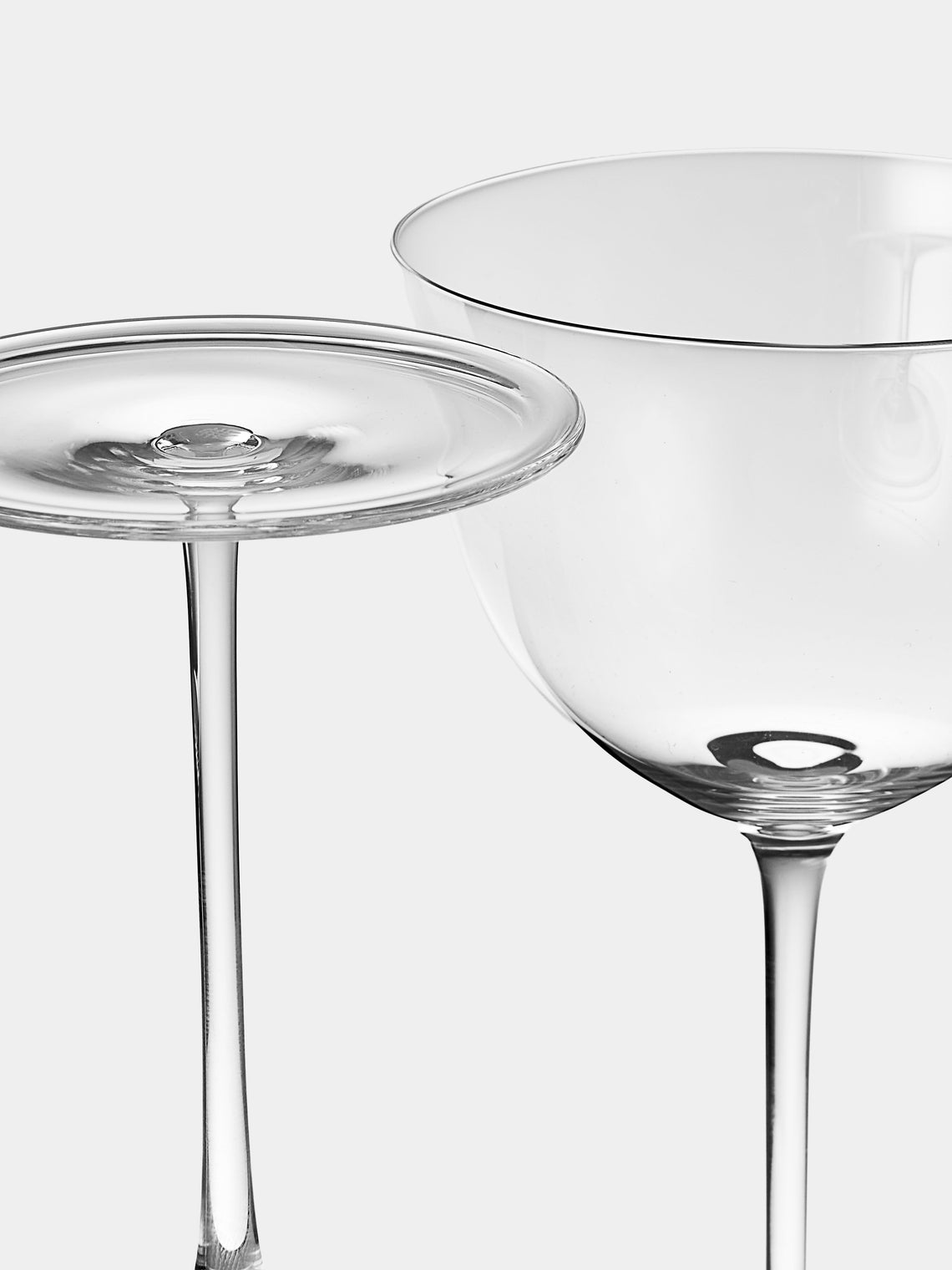 Lobmeyr - | Set of 2 | Patrician Crystal White Wine Glasses - Clear - ABASK