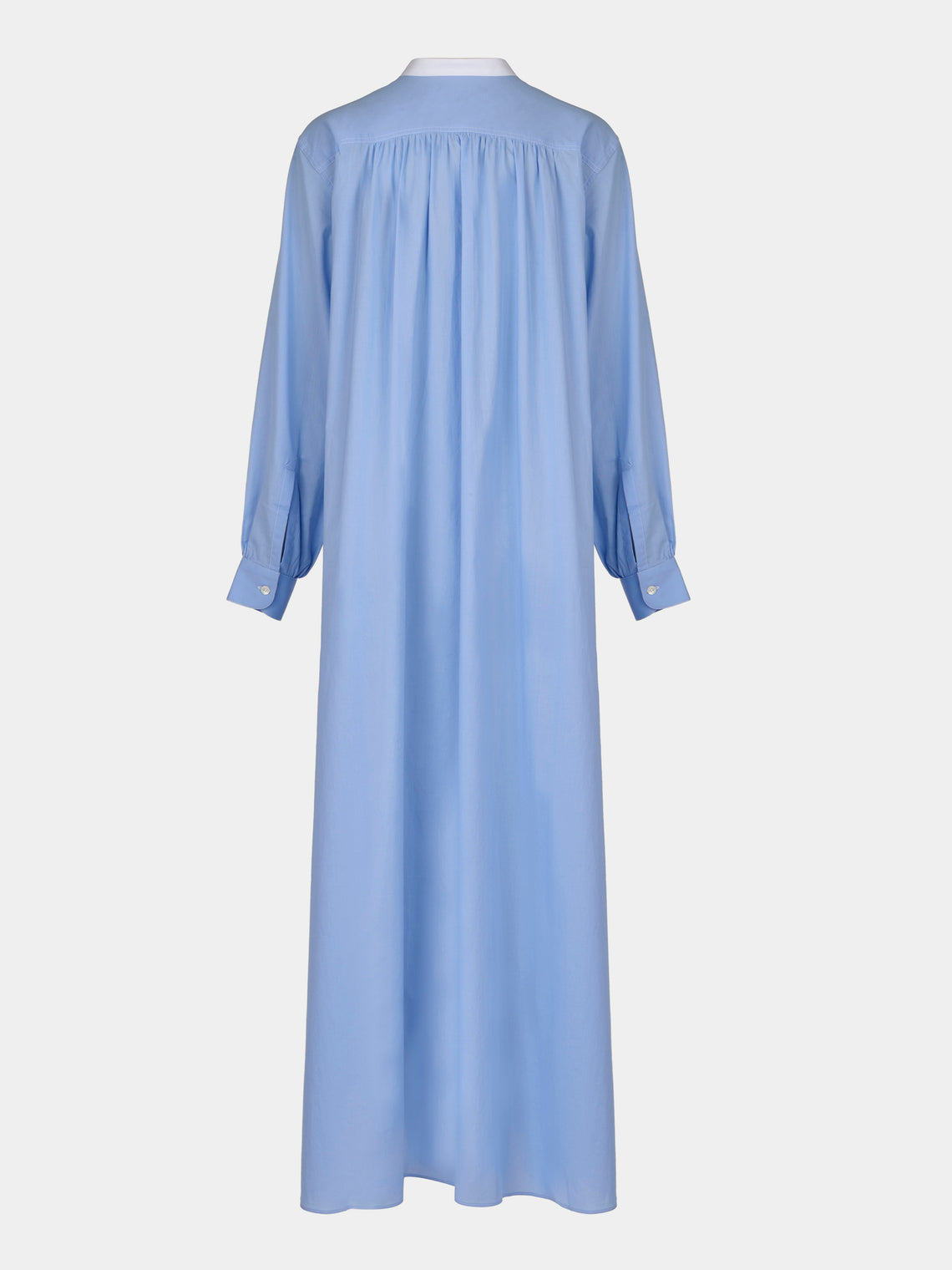 Sebline - Painter’s Cotton Shirt Dress - Light blue - ABASK