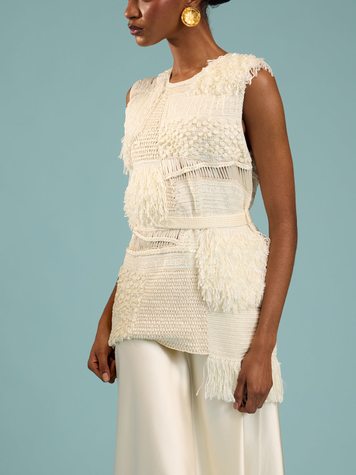 Heirlome - Laia Silk Top | Size: S - Cream - ABASK