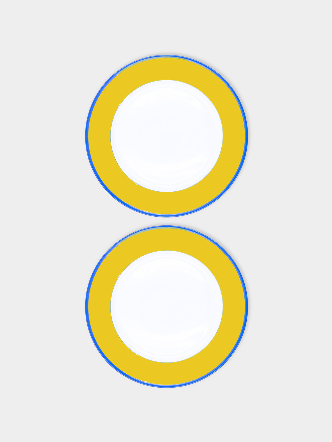 Robert Haviland & C. Parlon - Monet Porcelain Dinner Plates – 10in/26cm (Set of 2) - Yellow - ABASK