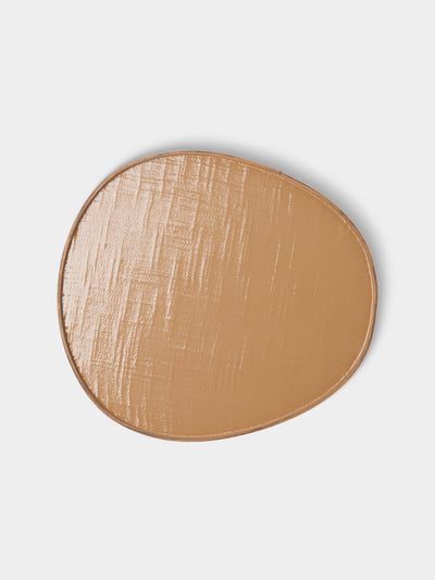 Huh Myoung Wook - Ottchil Ash Irregular Tray (9in/23cm) - Natural - ABASK - 