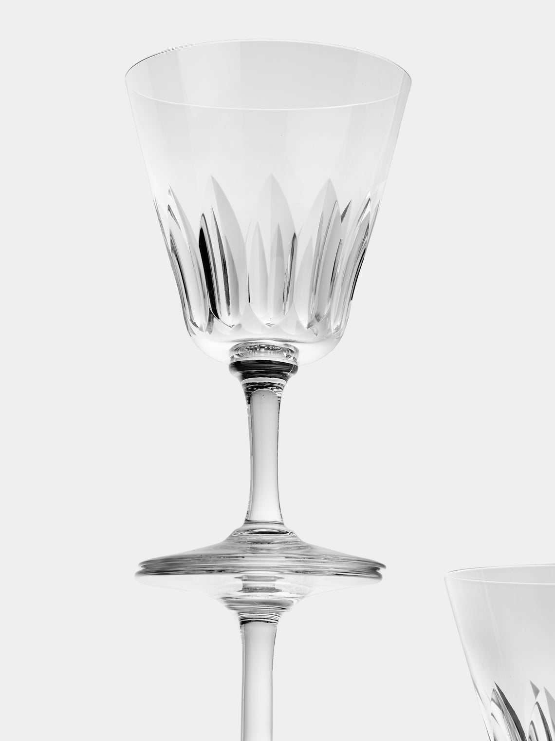 Antique and Vintage - Early-20th-Century Baccarat Côte d'Azur Crystal Water Glasses (Set of 6) - Clear - ABASK