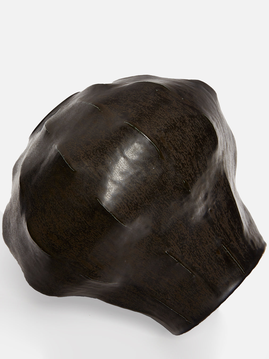 Lee Song-am - Hand-Thrown Stoneware Vase (13.5in/34cm) - Black - ABASK