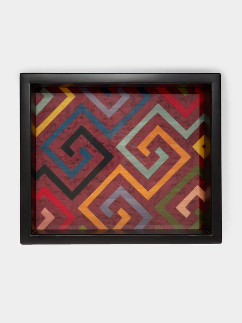 Biagio Barile - Labyrinth Wood Inlay Small Tray -  - ABASK - 