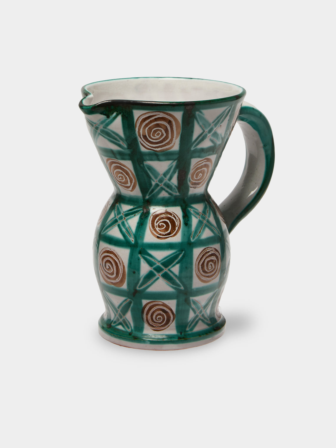 Antique and Vintage - Mid-Century Robert Picault Large Jug - Green - ABASK