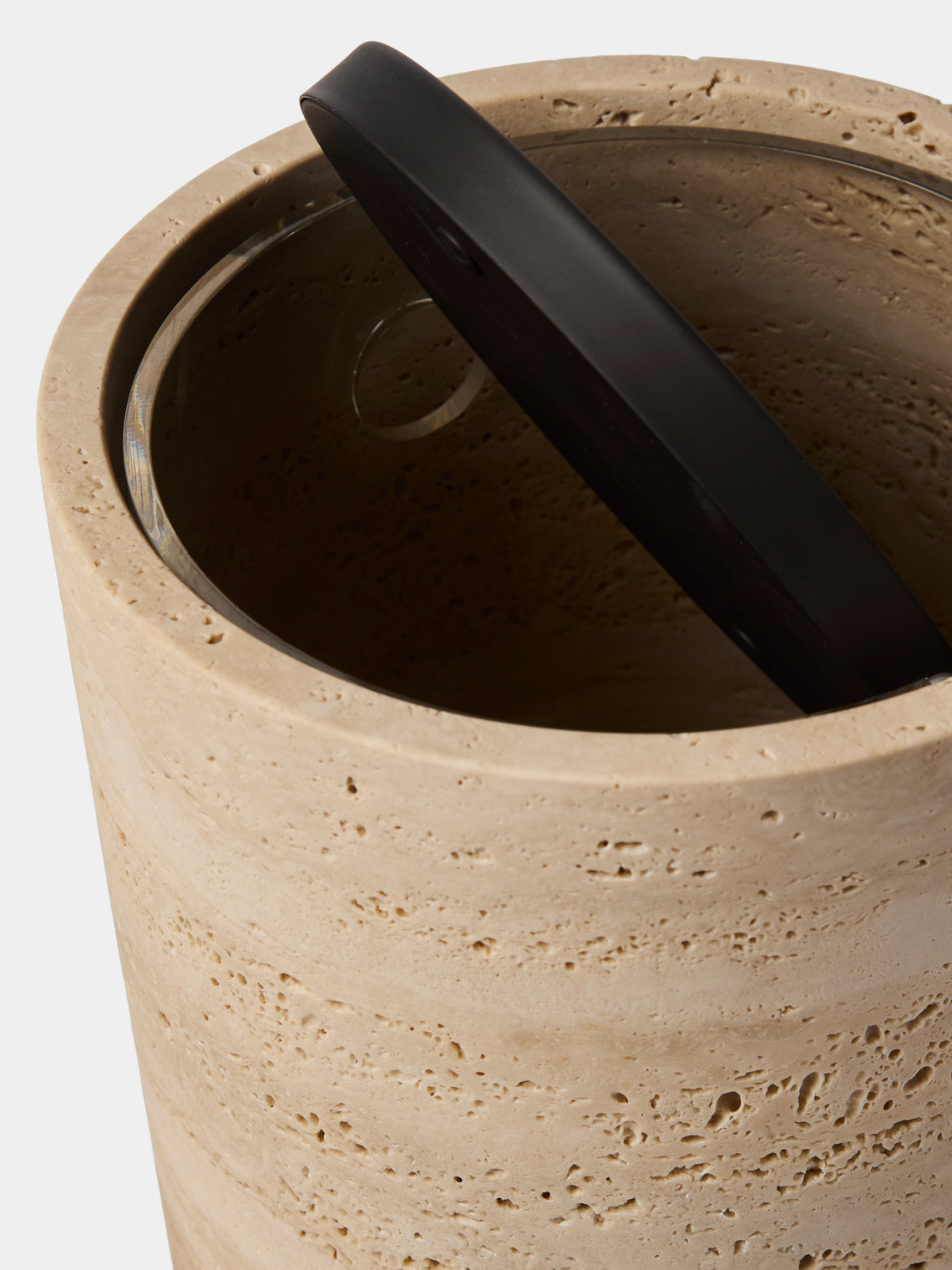 Giobagnara - Positano Marble Wastepaper Bin - Beige - ABASK