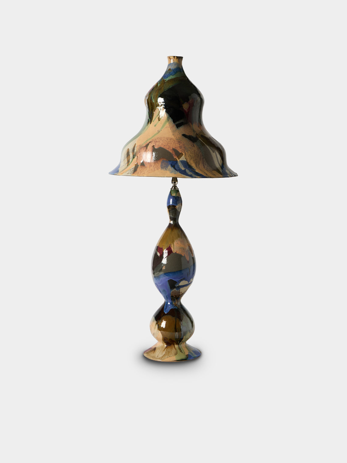 Episode - Purl Hand-Glazed Ceramic Table Lamp - Multiple - ABASK - 