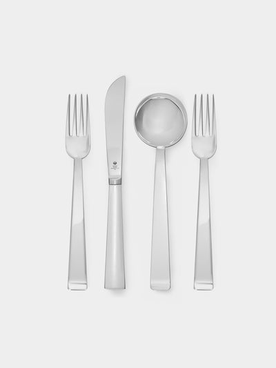 Wiener Silber Manufactur - Josef Hoffmann 135 Silver-Plated Starter/Dessert Cutlery (Set of 4) - Silver - ABASK - 