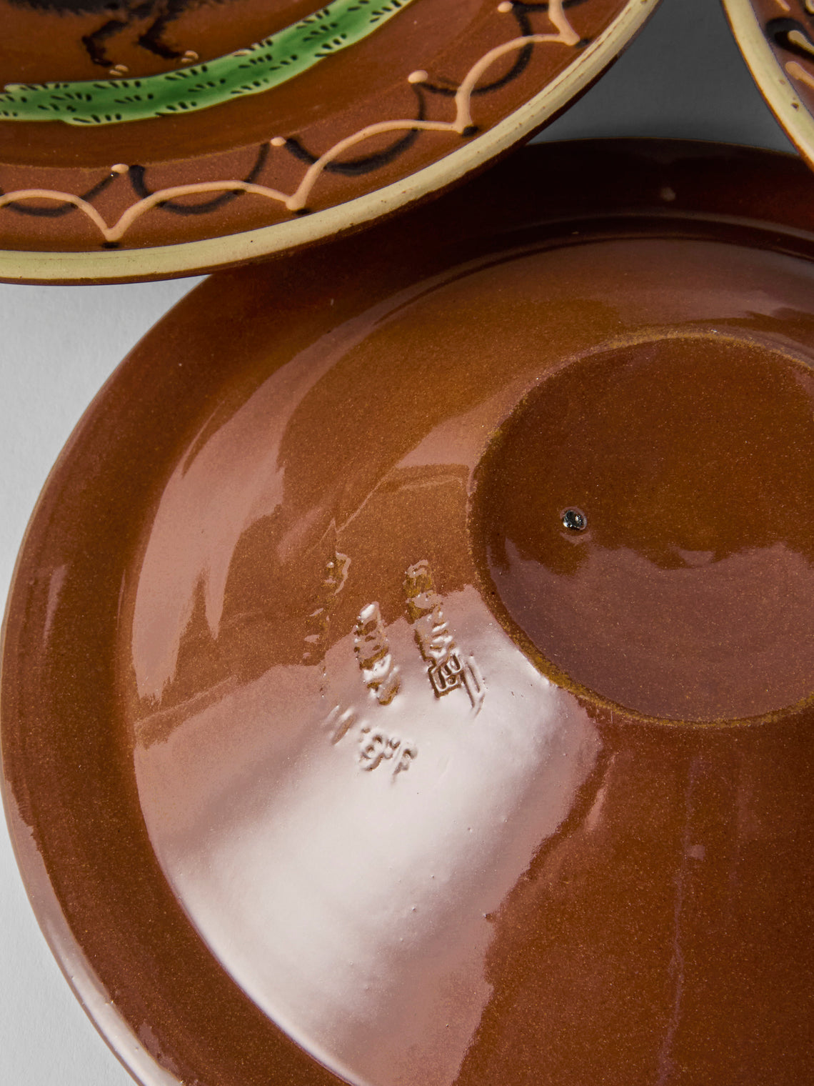 Poterie d’Évires - Animals Hand-Painted Ceramic Breakfast Bowls (Set of 4) - Light Brown - ABASK