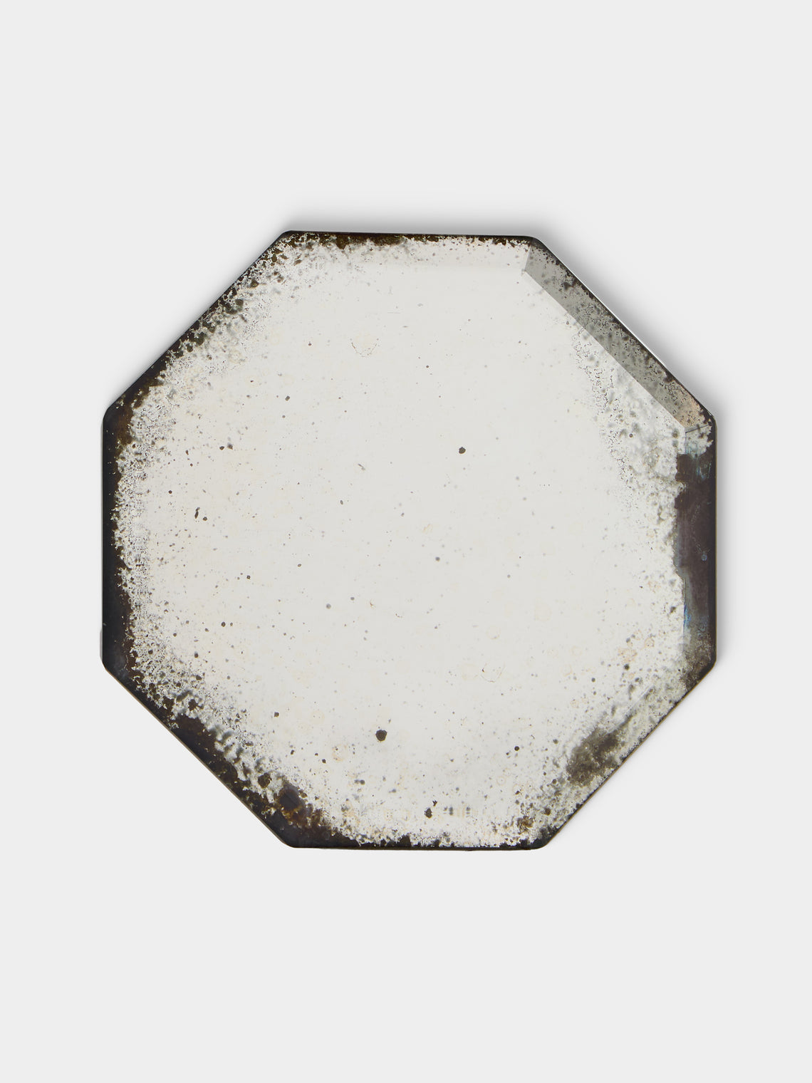 Borgo delle Tovaglie - Octo Mirrored Glass Coasters (Set of 6) - Silver - ABASK