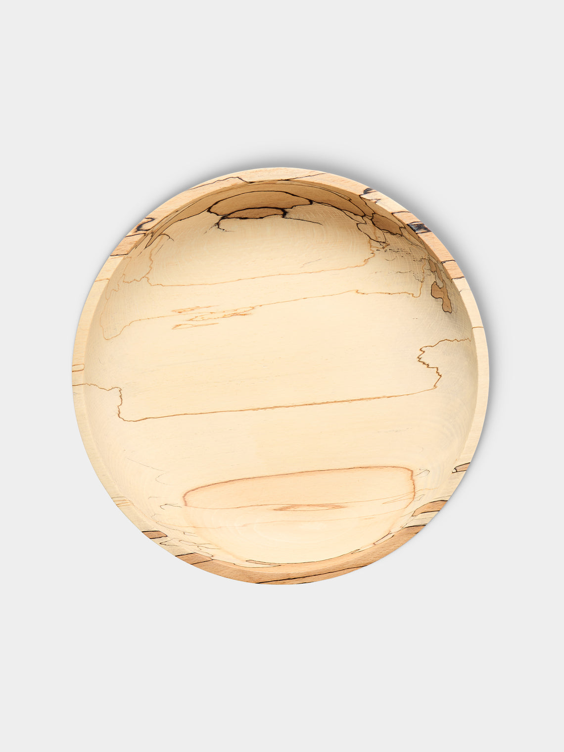 Bird & Branch - Hand-Turned Spalted Beech Large Bowl - Natural - ABASK