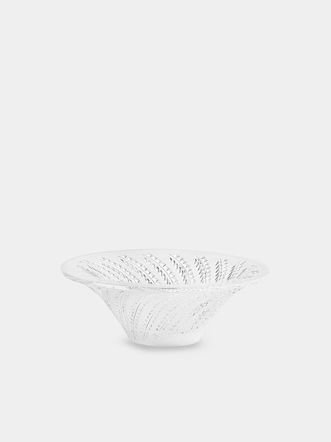 Lalique - Glycines Crystal Hollow Bowl - Clear - ABASK