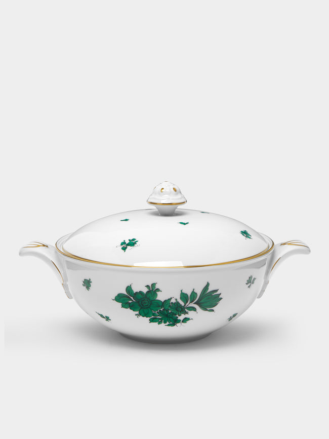 Augarten - Maria Theresia Hand-Painted Porcelain Lidded Serving Dish -  - ABASK - 