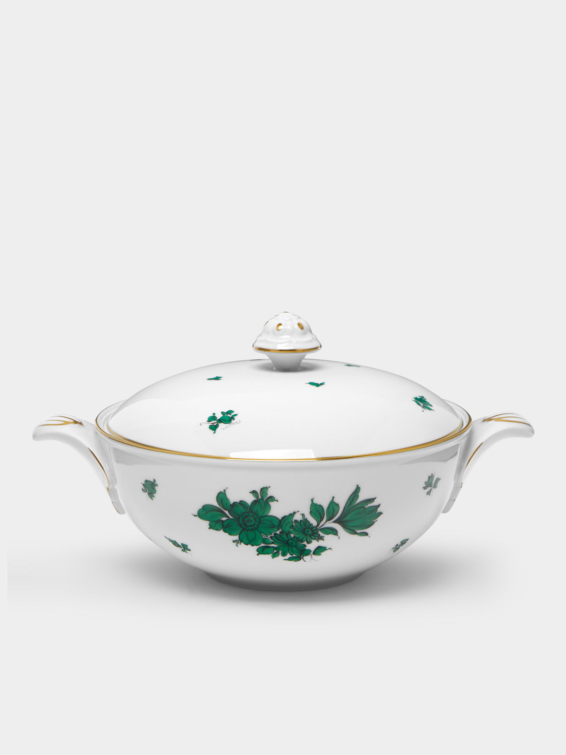 Augarten - Maria Theresia Hand-Painted Porcelain Lidded Serving Dish -  - ABASK - 