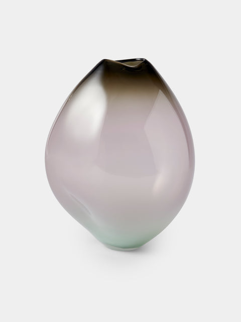 Michèle Oberdieck - Water Pond Hand-Blown Glass Vase (11.5in/29cm) - Multiple - ABASK - 