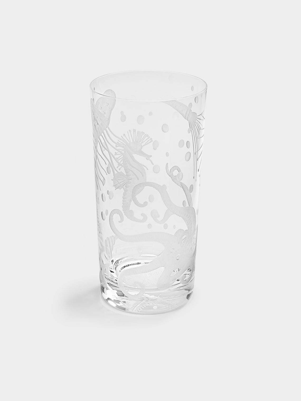 Artel - Frutti di Mare Hand-Engraved Crystal Highballs (Set of 6) -  - ABASK