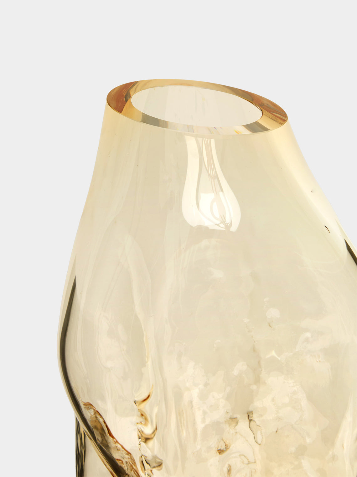 David Valner - Bark Hand-Blown Glass Vase -  - ABASK