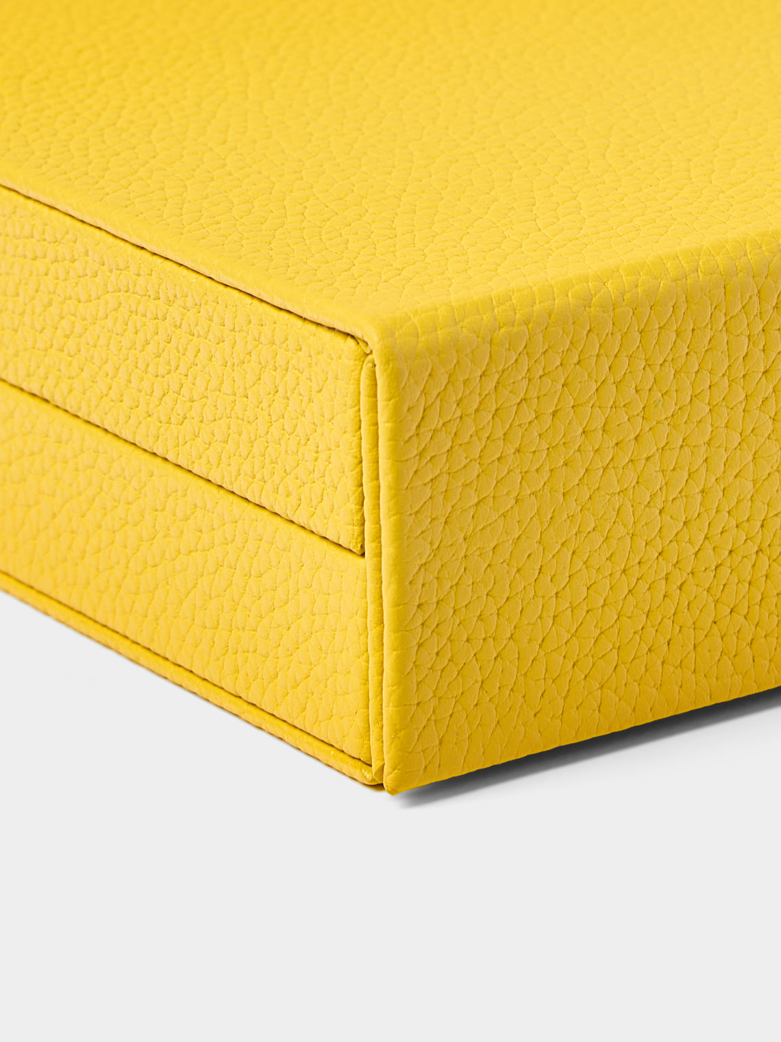 Belotier - Leather Booklet Backgammon Set - Yellow - ABASK