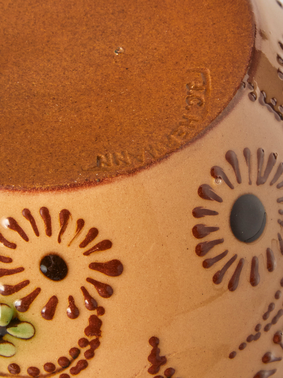 Poterie d’Évires - Flowers Hand-Painted Ceramic Vase (6.5in/17cm) - Cream - ABASK