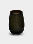 Mervyn Gers Ceramics - Hand-Glazed Ceramic Short Cups (Set of 4) - Black - ABASK - 