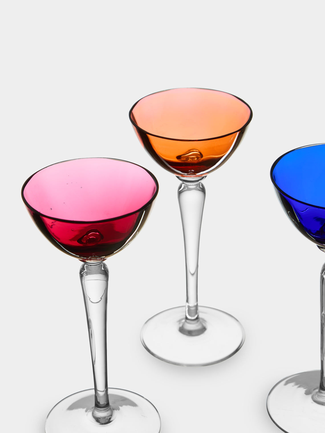 Antique and Vintage - 1960s Crystal Liqueur Glasses (Set of 7) - Multiple - ABASK