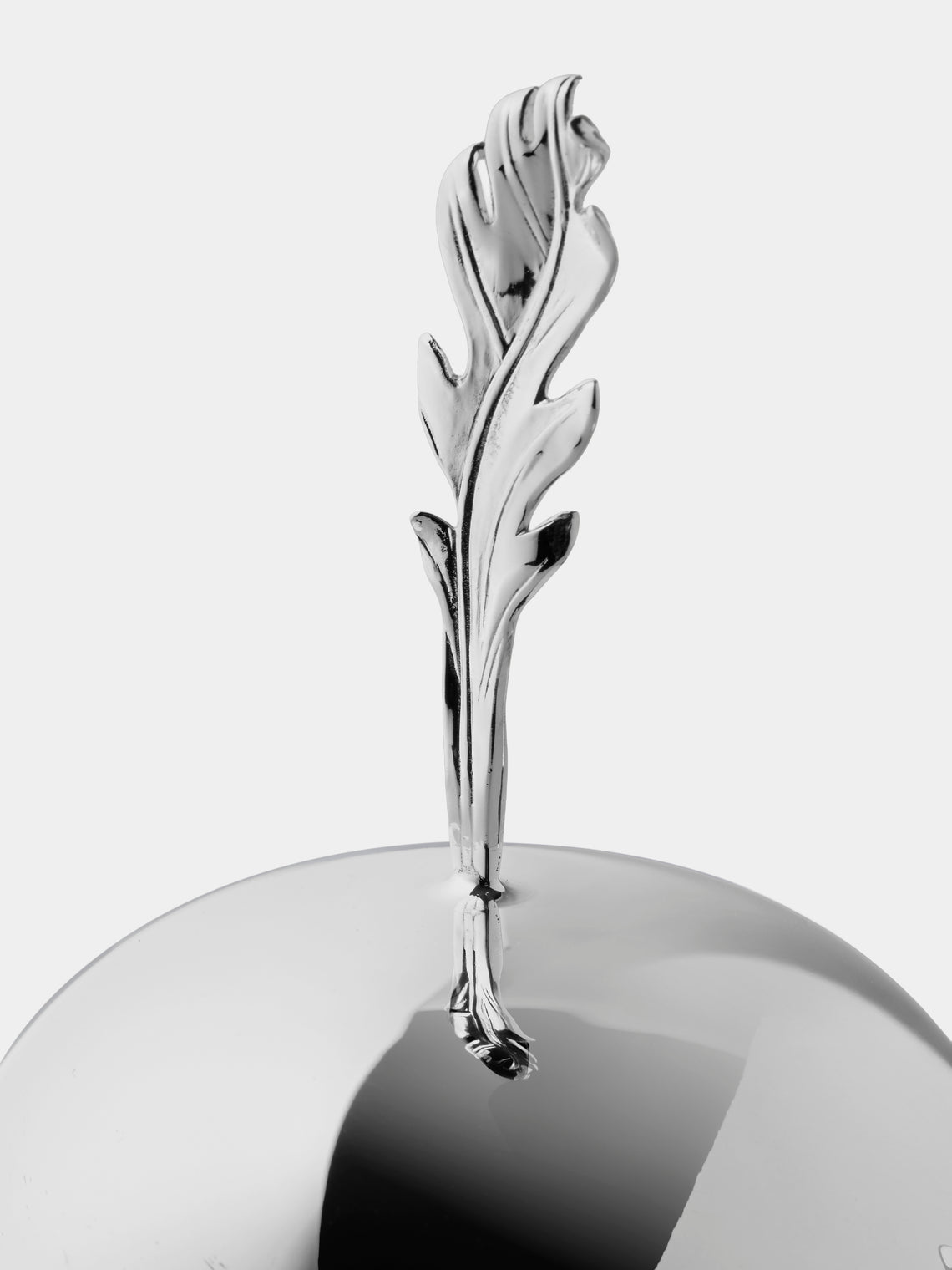 Pampaloni - Oak Leaf Silver-Plated Jam Jar - Silver - ABASK