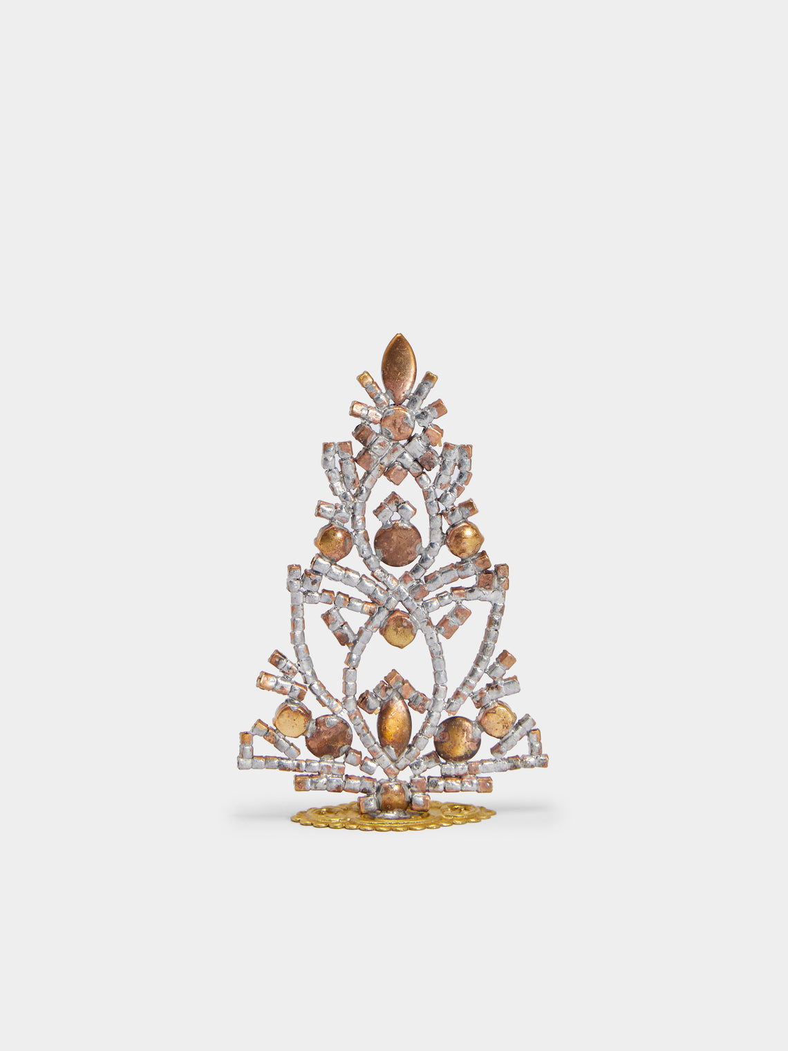 Antique and Vintage - 1930s Czech Gablonzer Jewelled Small Christmas Tree -  - ABASK
