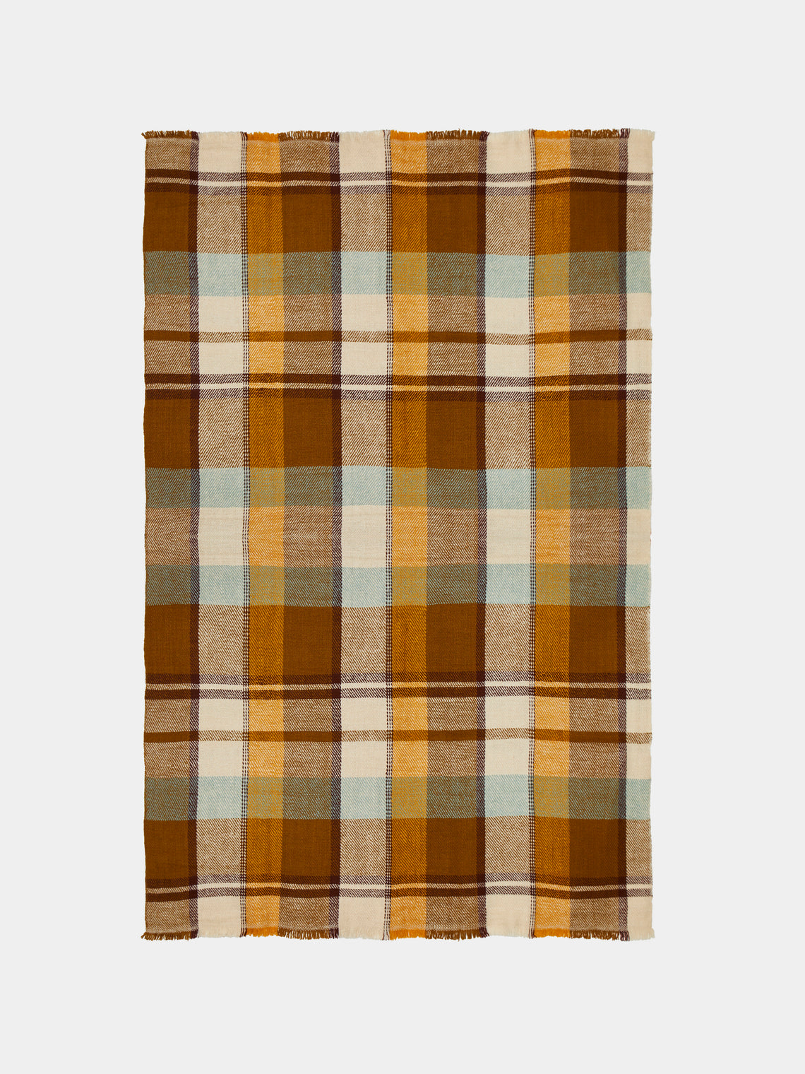 Me & K - Tartan Cashmere Throw (67in/1.7m) - Multiple - ABASK - 