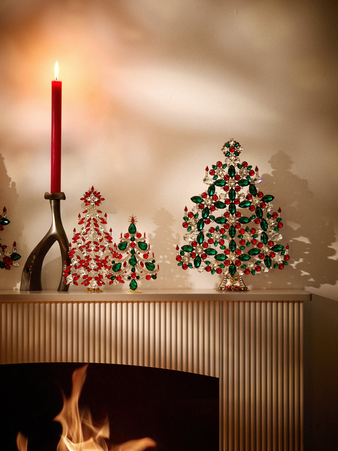 ABASK Decorations - Luxurious Czech Crystal Tree - Green - ABASK