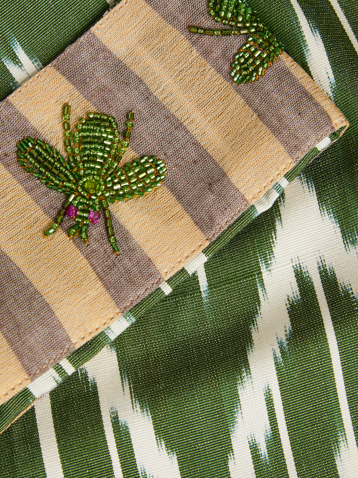 Nazzy Beglari - Hand-Loomed Ikat Silk and Cotton Dress | One Size -  - ABASK