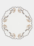 Los Encajeros - Spring Embroidered Linen Placemats (Set of 4) -  - ABASK - 