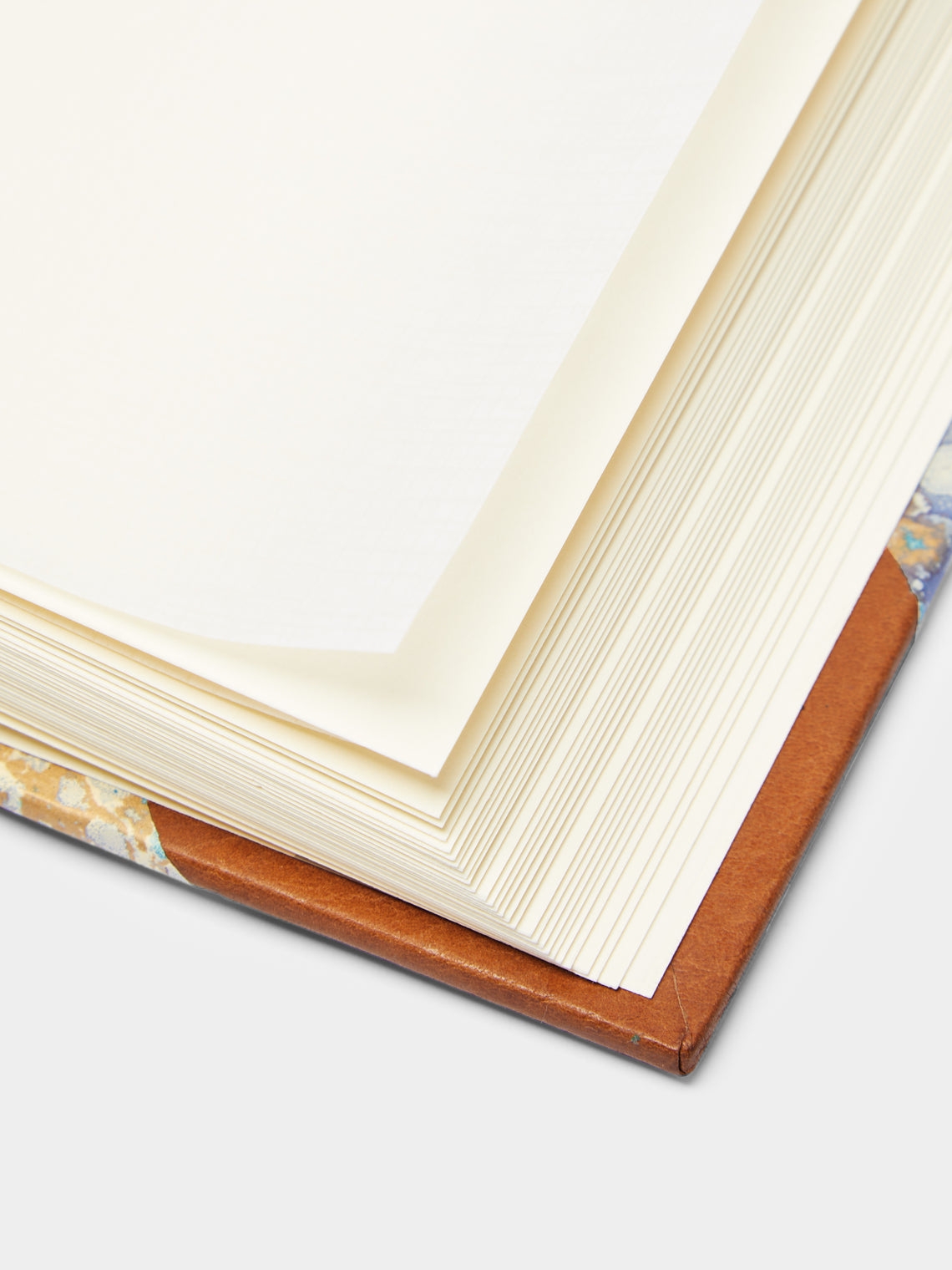 Hand-Marbled Leather Bound Photo Album
