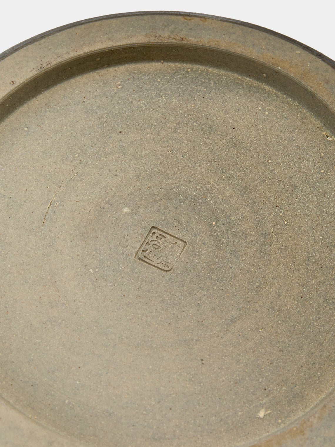 Masumi Ando - Textured Ceramic Vase (9.5in/24cm) - Gray - ABASK