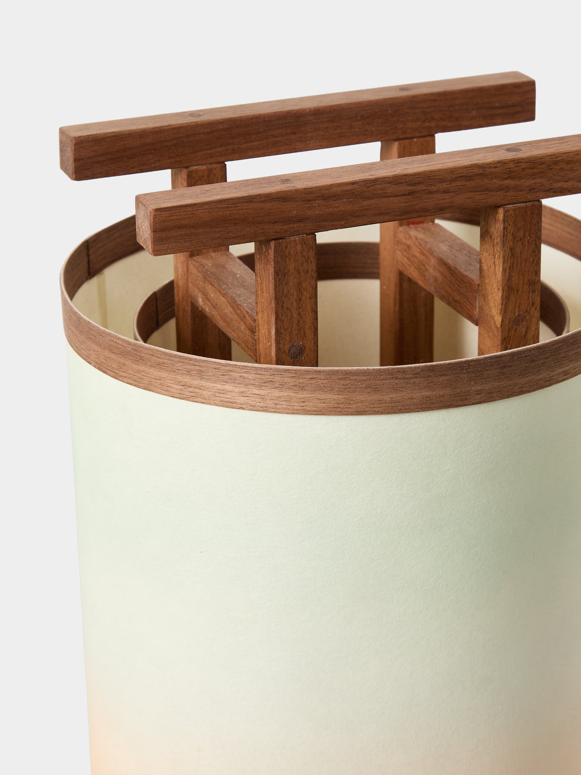 Maxime Prange - Torii Walnut and Washi Paper Large Table Lamp - Multiple - ABASK