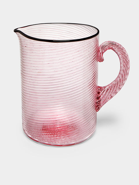 Giberto - Fizzy Hand-Blown Murano Glass Jug -  - ABASK - 