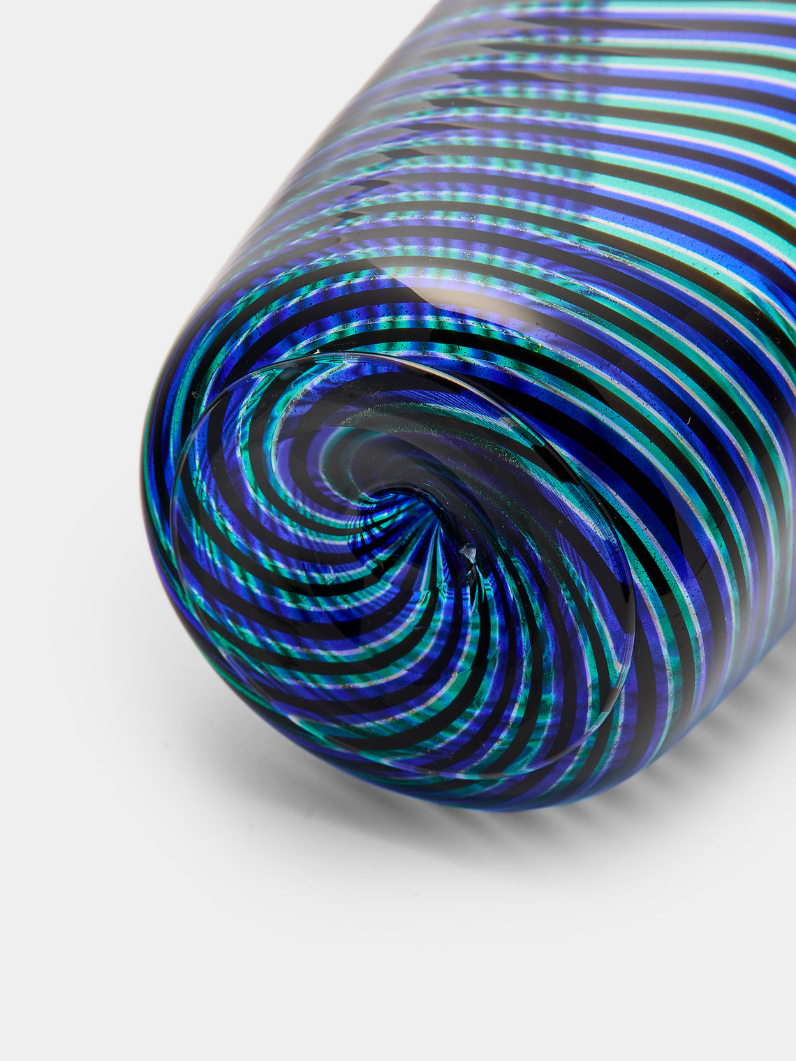 Antique and Vintage - 1960s Ercole Barovier Spira Aurata Murano Glass Vase -  - ABASK