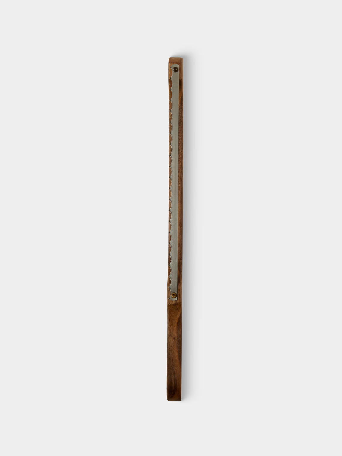 Linley - Black Walnut Bread Knife - Silver - ABASK