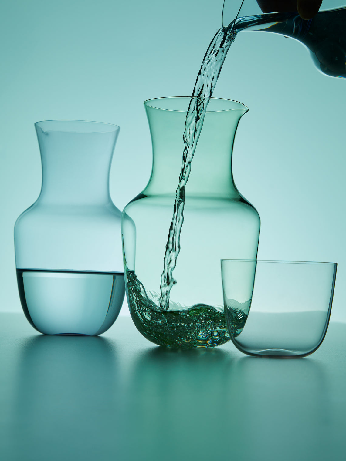 Alpha Hand-Blown Crystal Carafe