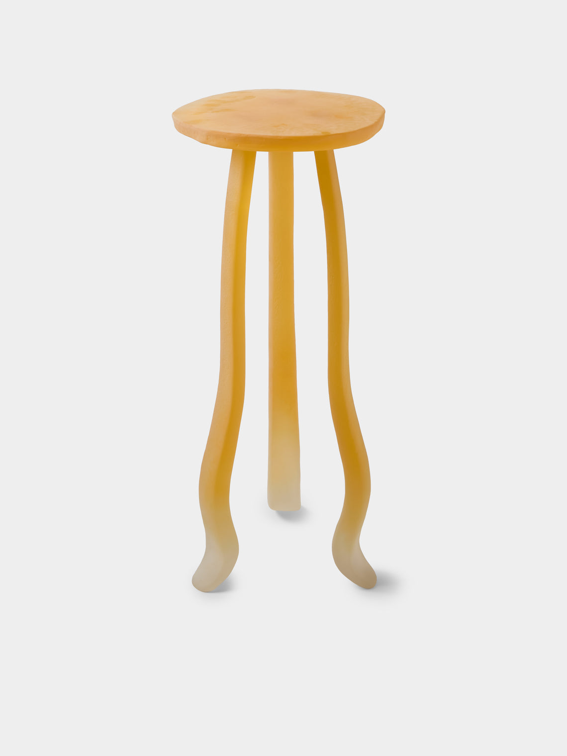 Szymon Keller - Lung Resin Martini Table (23.5in/60cm) - Yellow - ABASK - 