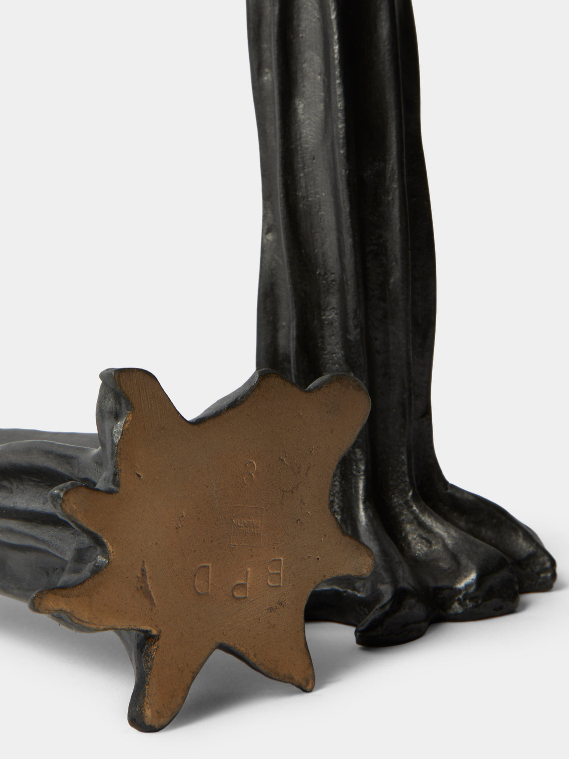 Studio Palatin - | Set of 4 | Arbor Bronze Candlesticks - Black - ABASK