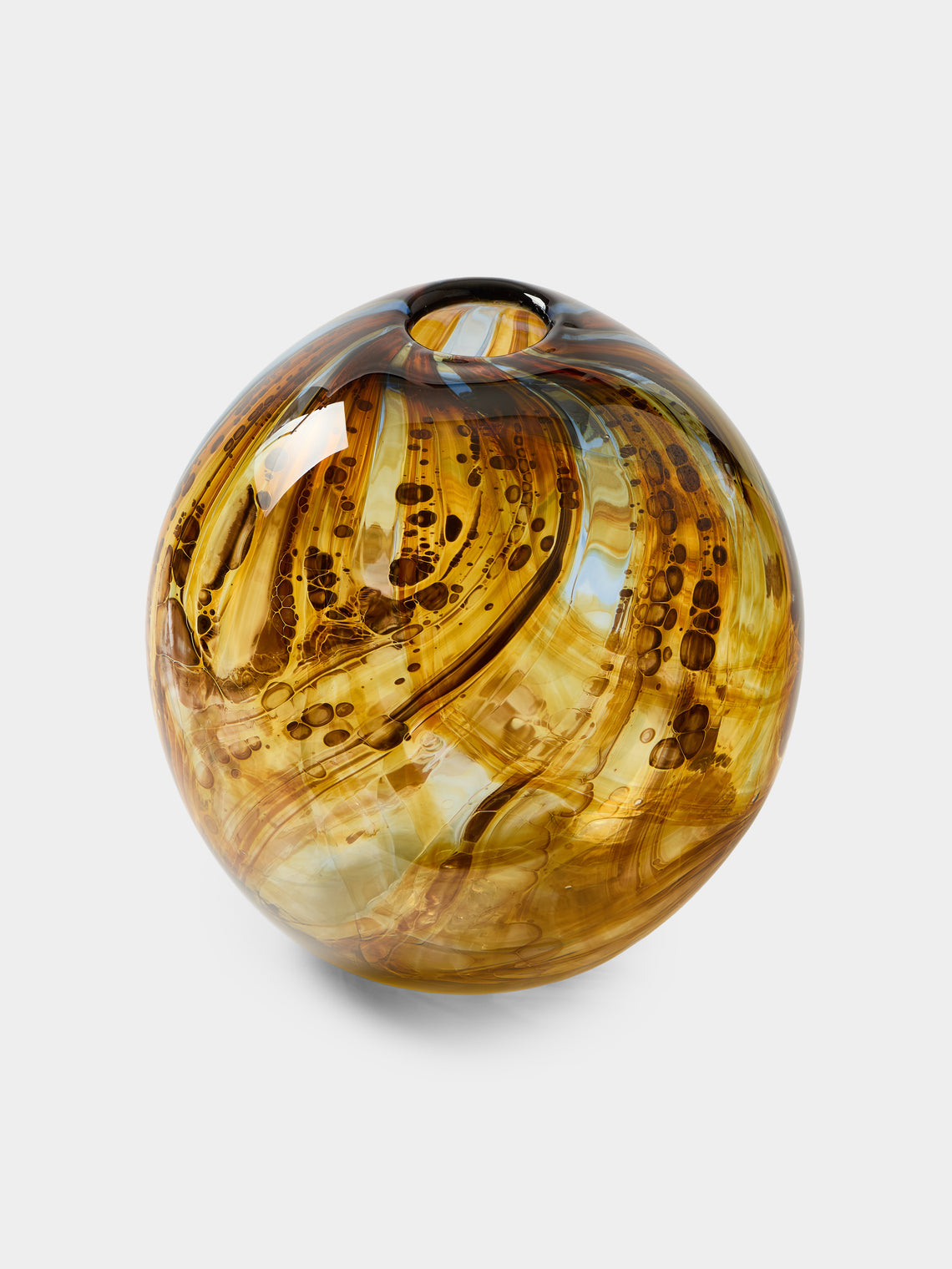Moonarij - Moonjar Hand-Blown Glass Vase (12in/30cm) - Multiple - ABASK - 