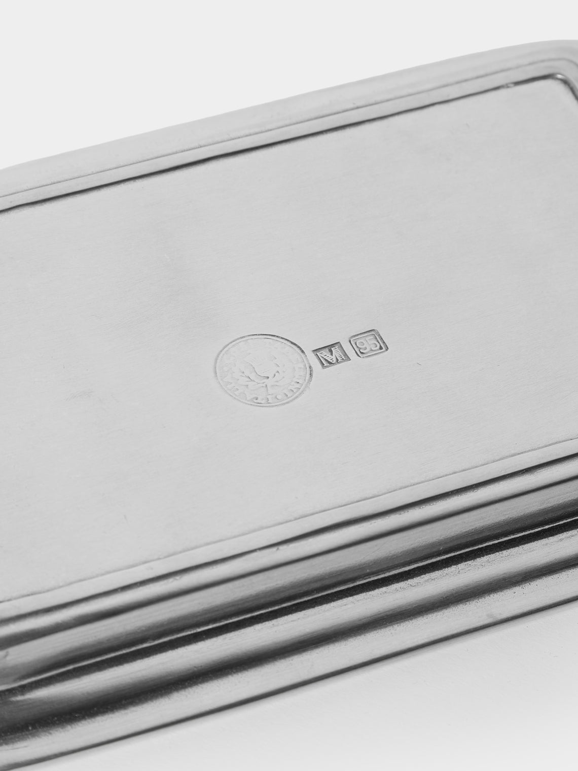 Cosi Tabellini - Umbria Pewter Butter Dish - Silver - ABASK